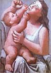 П. Пикассо. Мать и ребенок. 1922. Нью-Йорк. Семейное собрание Алекса Хилмена